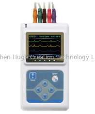 Porcellana Sistema dinamico di Holter ECG di Manica della batteria 3 del sistema 2AA di ECG con il software di inglese del PC fornitore