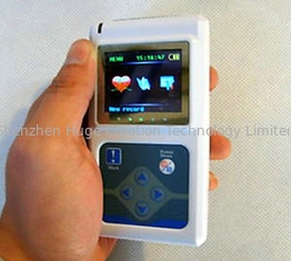 Porcellana Macchina mobile dinamica di ultrasuono 24 ore che controllano la batteria di ECG Holter 2×AA fornitore