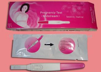 Porcellana Accuratezza iniziale dello strumento 99,9% di rilevazione della casa del corredo del test di gravidanza dell'urina HCG fornitore