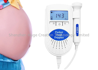 Porcellana La sonda fetale prenatale di doppler 3Mhz di FDA del CE di Sonoline B indietro accende a casa il cardiofrequenzimetro della tasca di uso fornitore