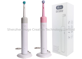 Porcellana Colore rosa e grigio di compatibilità dello spazzolino da denti elettrico orale d'oscillazione rotatorio dello spazzolino da denti B fornitore
