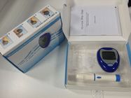 Porcellana Monitor diabetico del glucosio dell&#039;ospedale di Mutifunctional con le strisce test 50pcs e la penna del sangue fabbrica