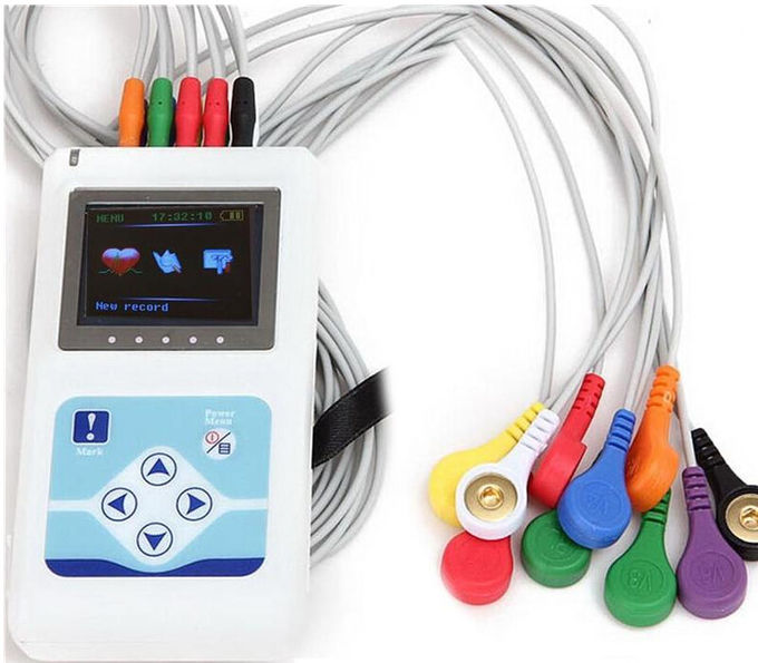12 CE della macchina di ultrasuono di Manica ECG Holter/approvato dalla FDA mobili