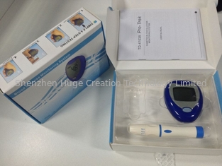 Porcellana Monitor diabetico del glucosio dell'ospedale di Mutifunctional con le strisce test 50pcs e la penna del sangue fornitore
