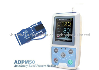 Porcellana NIBP/SPO2 tenuti in mano 24 ore di Ambulatorial Digital di monitor di pressione sanguigna fornitore