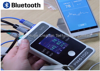 Porcellana Monitor paziente di multiparameter a 7 pollici portatile tenuto in mano del bluetooth PM6100 fornitore