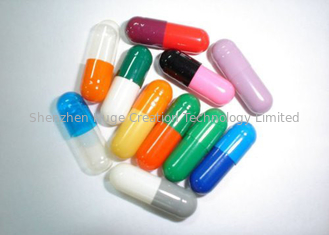 Porcellana Il pacchetto in serie ha variato le capsule libere vuote delle capsule 0# della gelatina di opzioni di colore fornitore