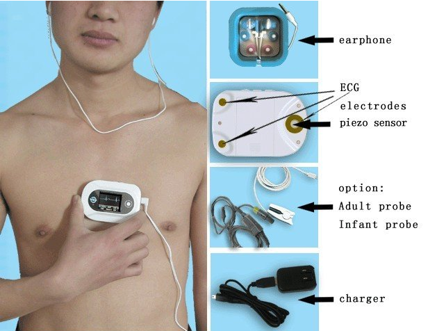 Stetoscopio visivo di Digital della macchina mobile compatta di ultrasuono con il software di analisi del PC