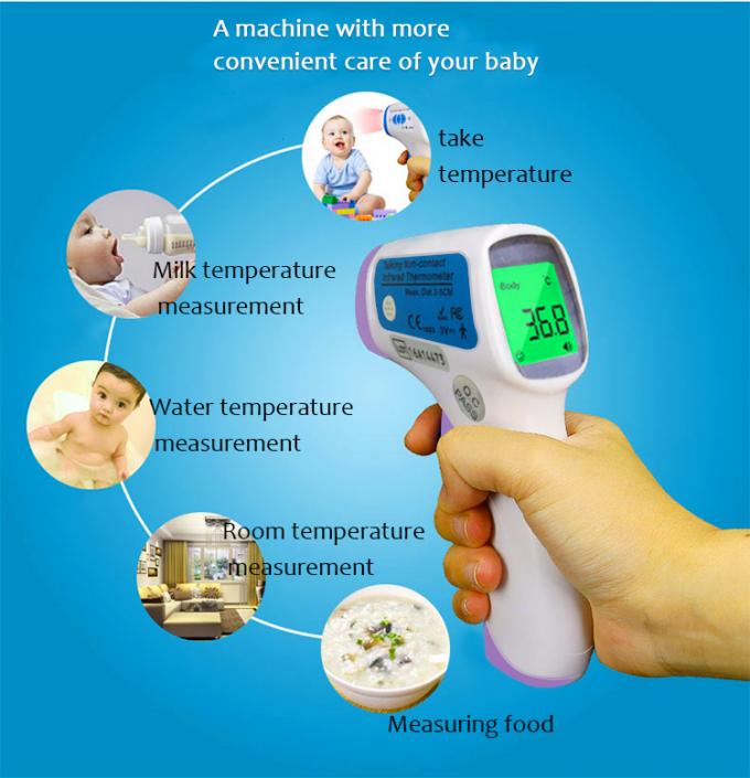 Termometro di Digital infrarosso del corpo di IR, della fronte adulto infrarosso del bambino del termometro del contatto non