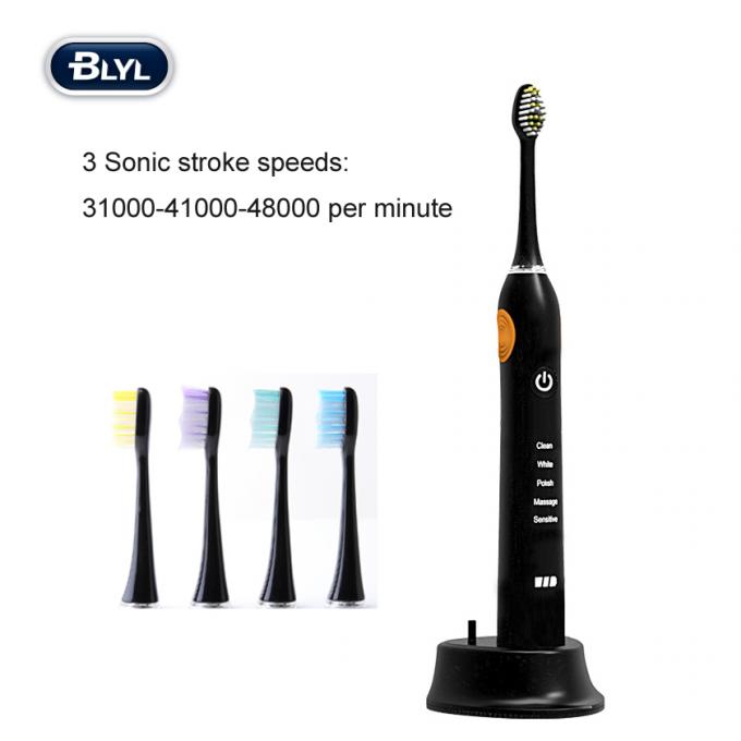 Denti ricaricabili dello spazzolino da denti elettrico di Sonic che imbiancano l'attrezzatura dentaria addebitabile dello spazzolino da denti